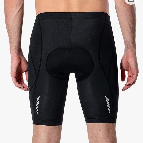 SPOWIND Men’s Padded Cycling Shorts w/ Side Pockets - Picture 3 of 10